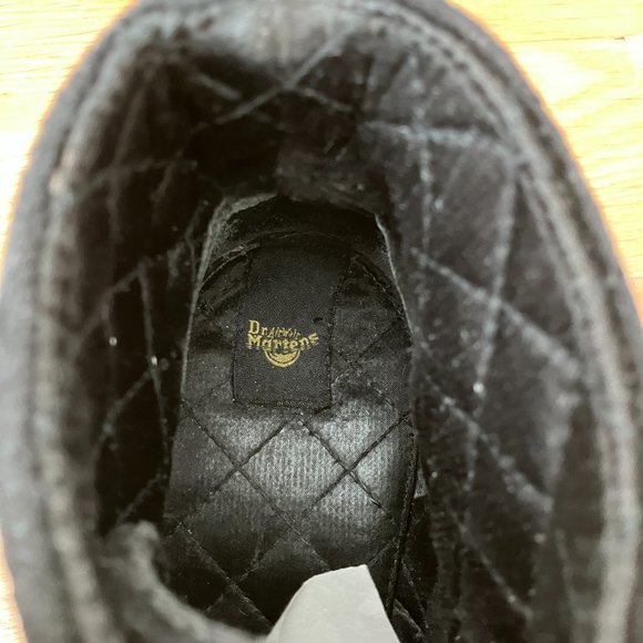 Dr. Martens Lana Black Velvet Ankle Boot - Picture 8 of 10